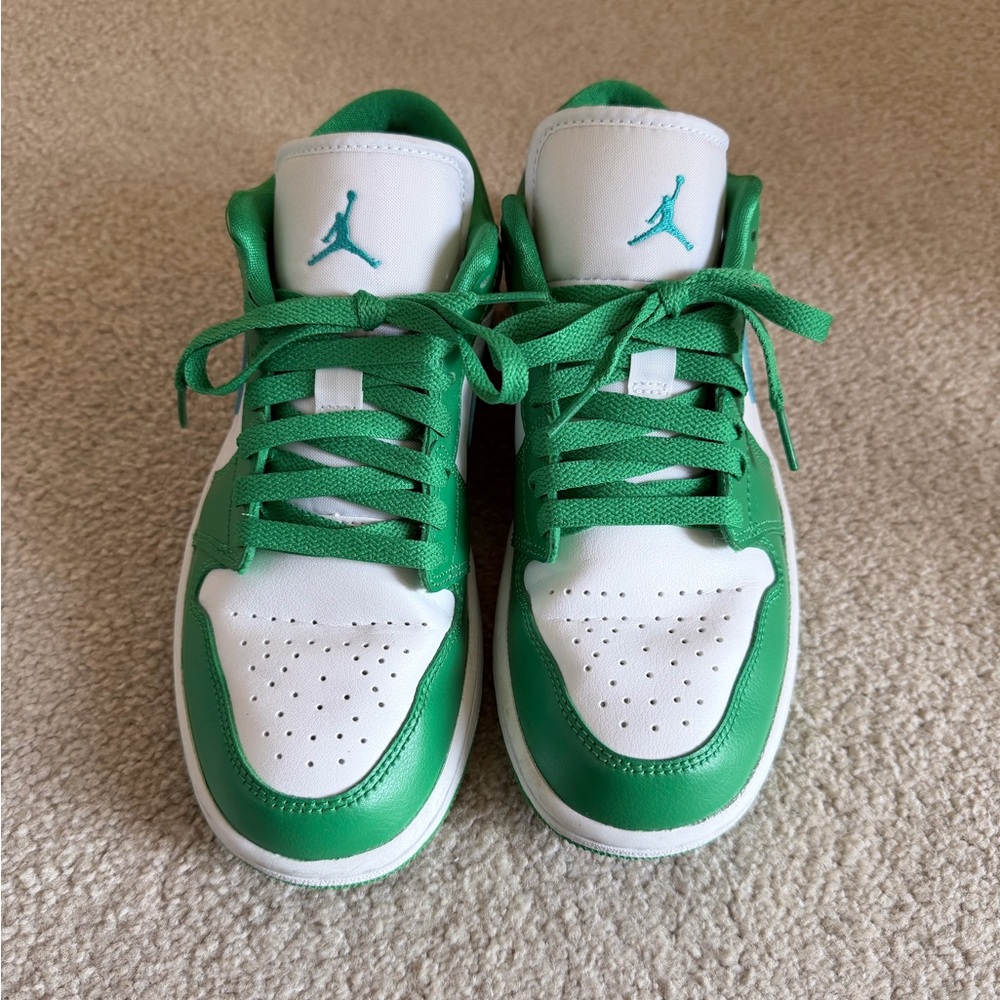 Air Jordan 1 Low - Green and White - Picture 2 of 5